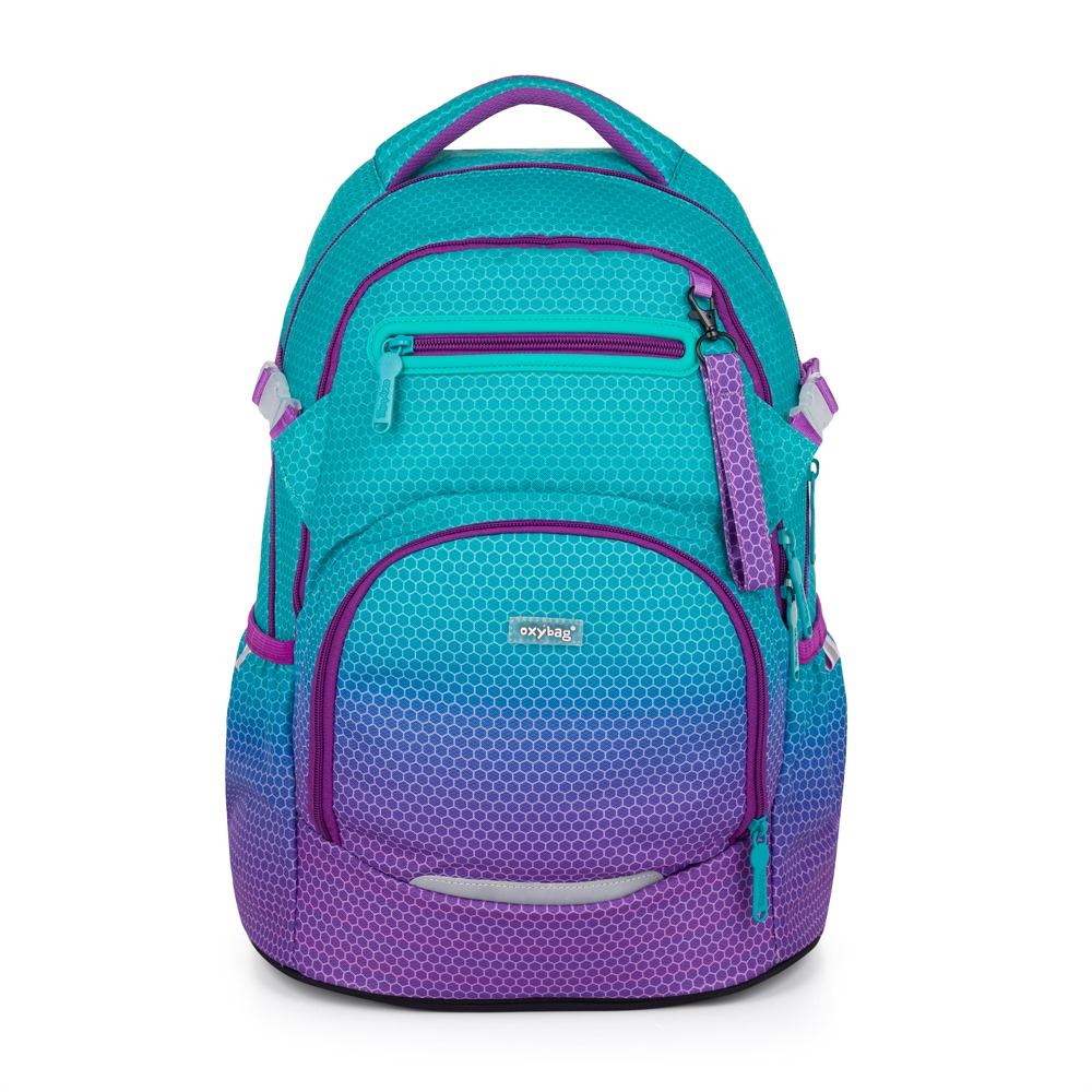 Školní batoh OXY Ombre Blue - pink
